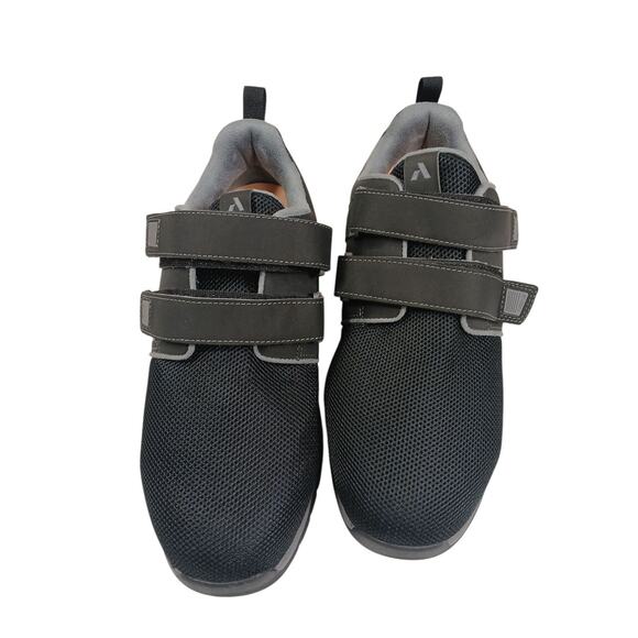 MEN'S ANODYNE DIABETIC COMFORT SHOES BLACK W/DOUBLE STRAPS SZ 11.5 W - Picture 5 of 10